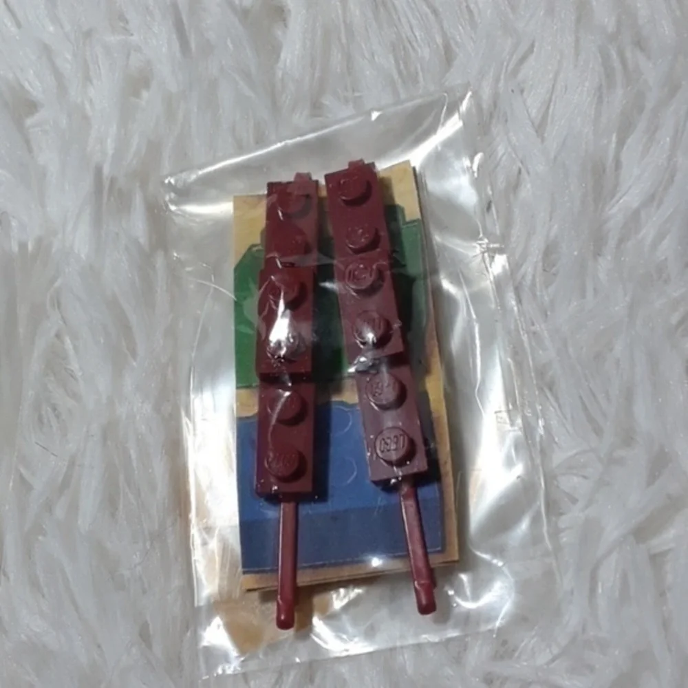 ☄Lego Wall & Mini Stacked Bricks Hair Pin Set